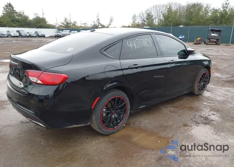 2015 Chrysler 200 S z USA, uszkodzony, nr VIN 1C3CCCBB2FN614603